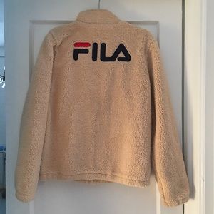 FILA SHERPA TEDDY ZIP UP